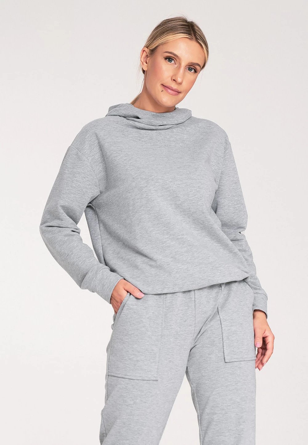 Bluzë duks Figl model 201489, gri