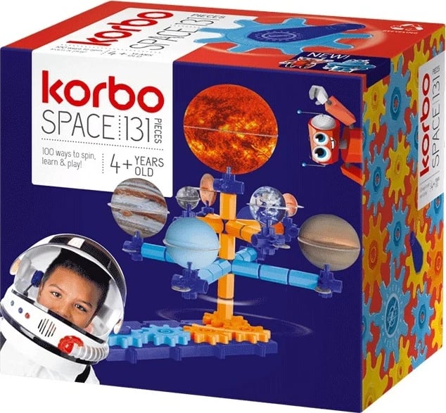 Lojë ndërtimi Korbo Space 131, për fëmijë, Shumëngjyrësh