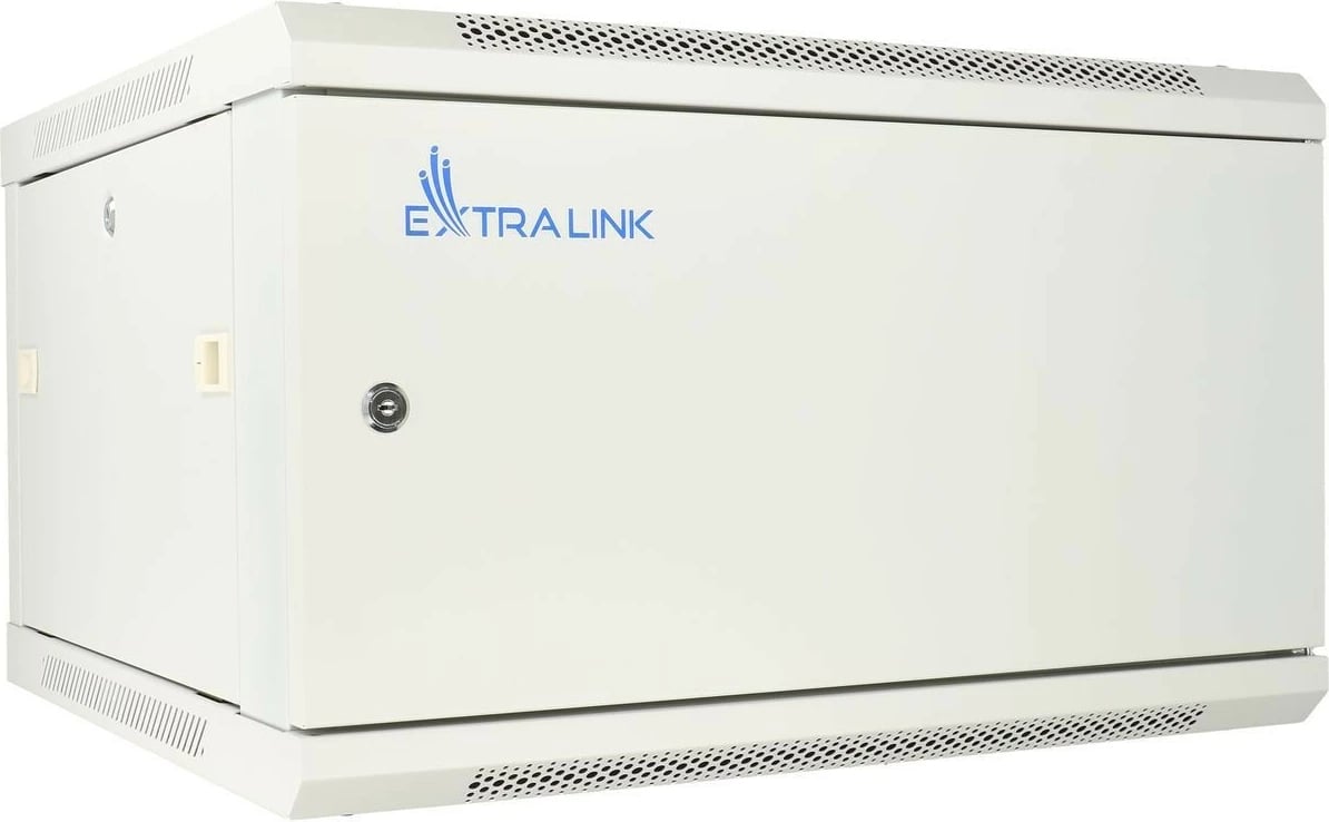 Kasë muri Extralink EX.13001, 6U, 600x600 mm, metalike, Gri