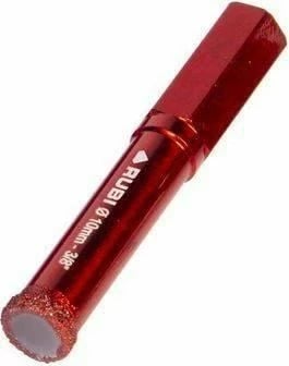 Bit diamant RUBI DRYGRES 4DRILL, 10mm, i kuq