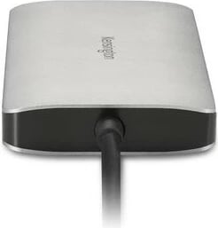 Hub USB-C Kensington UH1400p, 85W, i zi, argjendtë