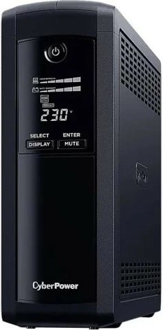 Kasë CyberPower VP1600ELCD, 1600VA/960W, 5xSchuko, E zezë
