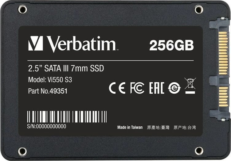 Verbatim Vi550 S3 SSD 256GB