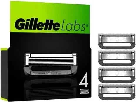 Rezerva për brisk Gillette Labs, 4 copë, unisex