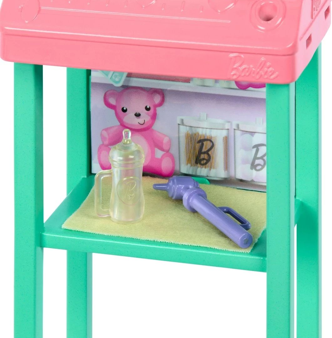 Lodër Barbie Doktoresha e Foshnjave, MATTEL, Multikolor, 2 copë