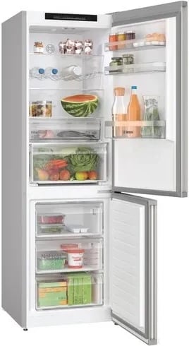 Frigorifer Bosch, Seria 4  KGN362IDF, 321 L, çelik