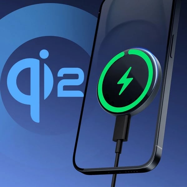 Karikues wireless AUKEY LC-MC10 MagSafe Qi2 15W, USB-C, i zi