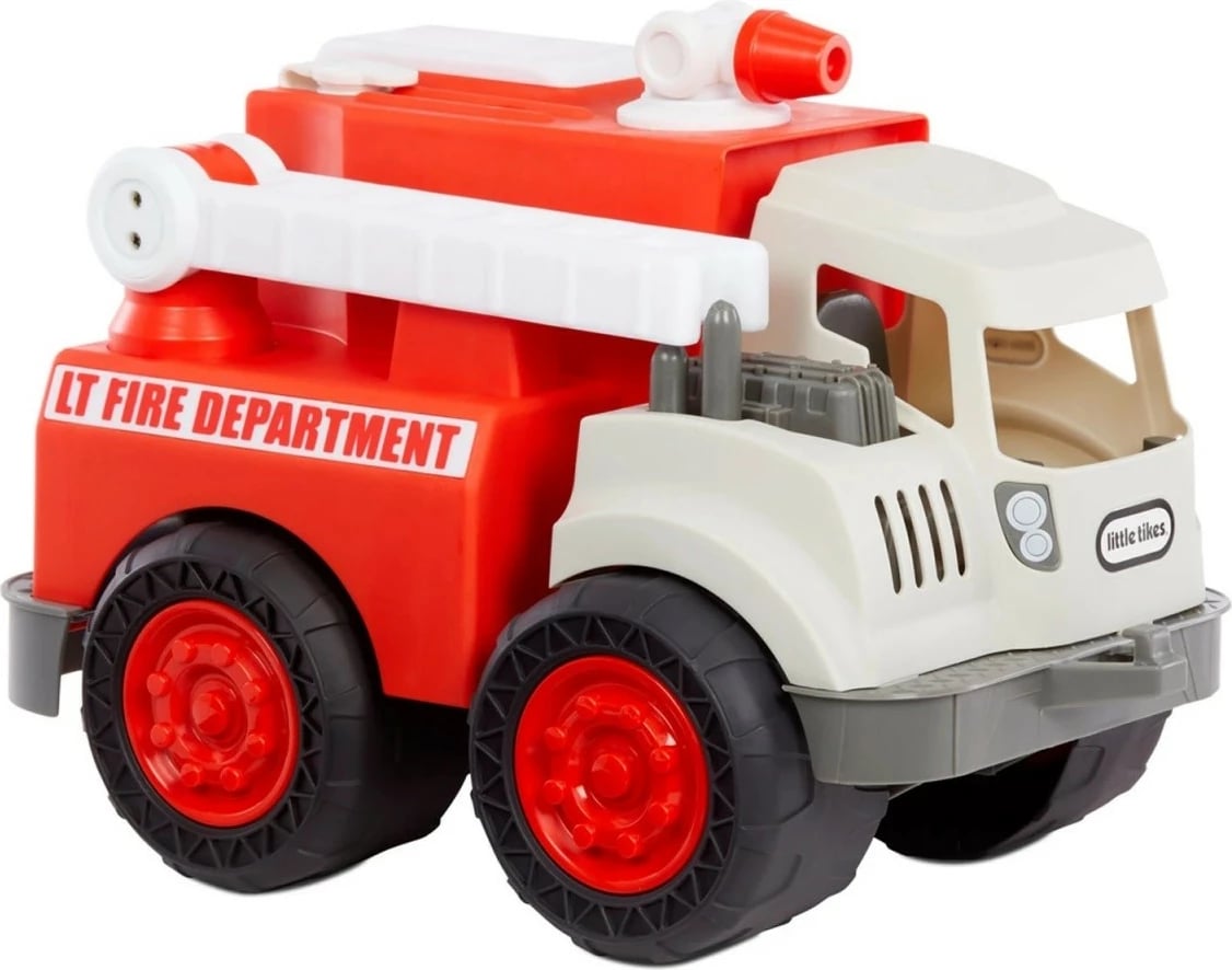 Kamion zjarrfikës lodër Little Tikes Dirt Diggers, për fëmijë, Kuq/Bardhë