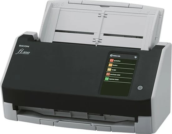 Skaner Ricoh fi-8040, 210 x 297 mm, 600 x 600 DPI, 24 bit, 8 bit, 40 ppm, 80 ipm