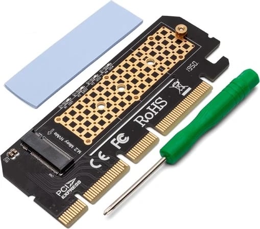 Kartë zgjeruese M.2 NVMe M-Key Savio AK-41