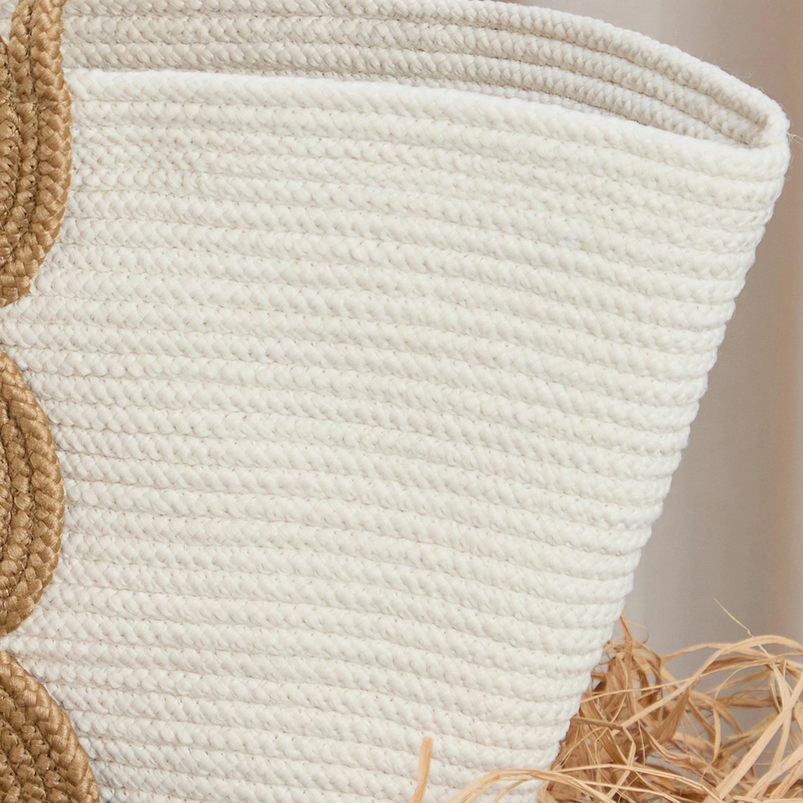 Çantë tote Zoozie Bags, Coco24031, ngjyrë kafe dhe e bardhë, 40x30cm