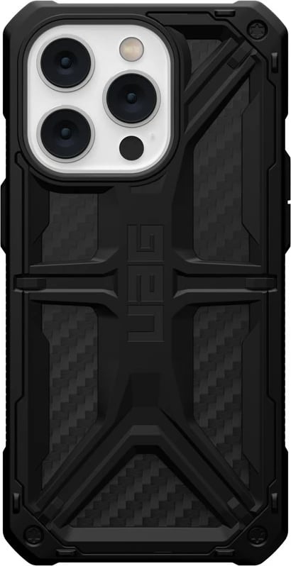 Mbështjellës Urban Armor Gear Monarch për celular Apple, 6.1", i zi