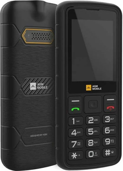 Celular AGM M9, Dual SIM, 2.4", 1000 mAh, Ngjyrë e zezë