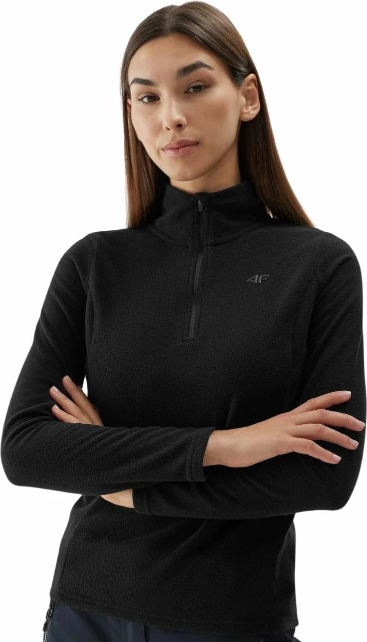 Duks fleece për femra 4F, i zi