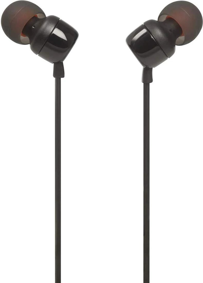 Kufje in-ear JBL Tune 110 me mikrofon, 3.5mm mini jack, të zeza Kufje in-ear JBL Tune 110 me mikrofon, 3.5mm mini jack, të zeza