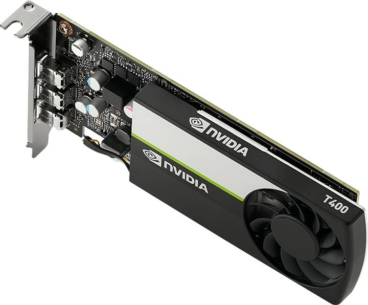 Kartelë grafike PNY T400, 4 GB, GDDR6, PCI Express x16 3.0, e zezë