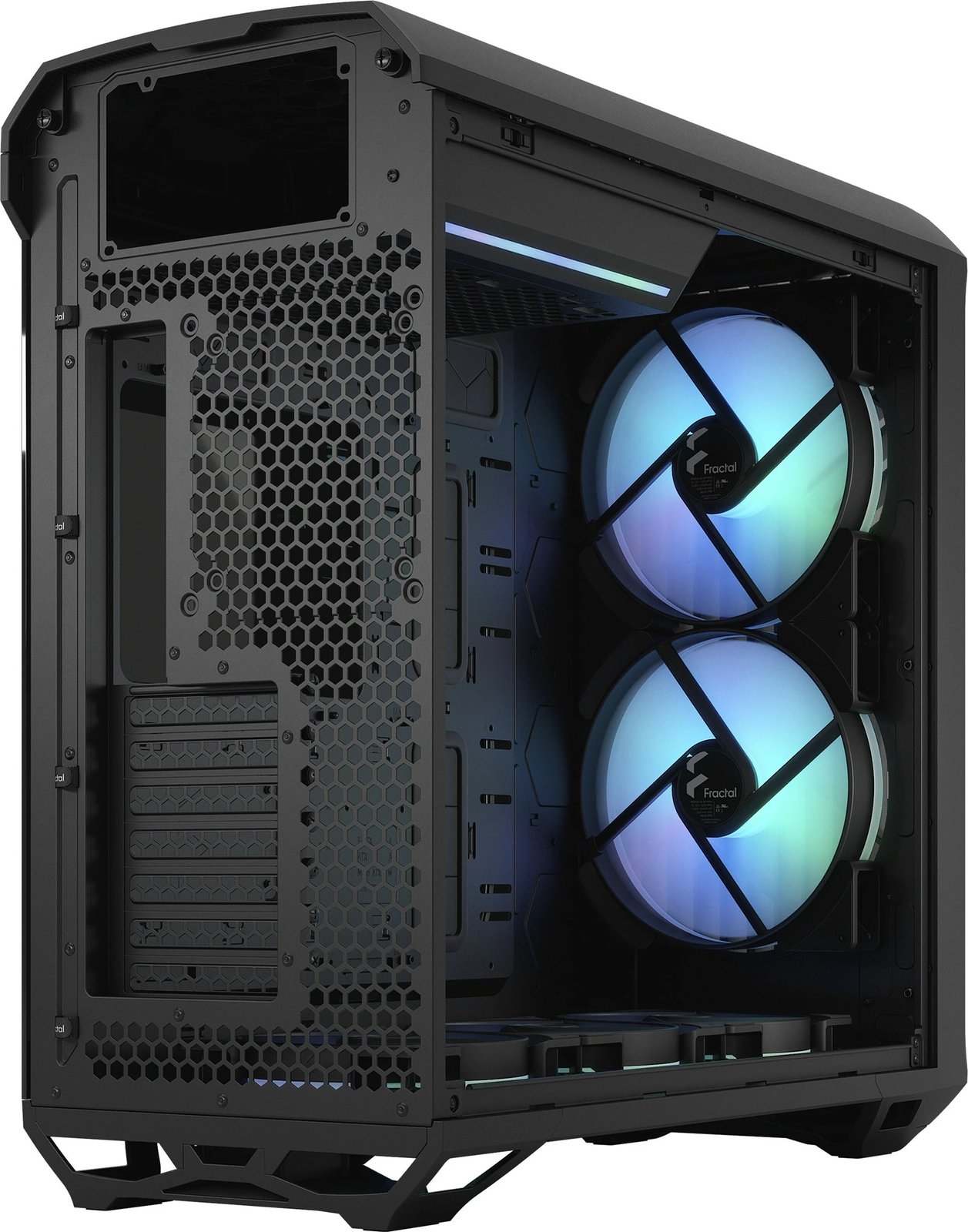 Kasë Fractal Design Torrent, Tower, PC, ATX, EATX, ITX, micro ATX, SSI CEB, Tempered glass, Gaming, e zezë Kasë Fractal Design Torrent, Tower, PC, ATX, EATX, ITX, micro ATX, SSI CEB, Tempered glass, Gaming, e zezë