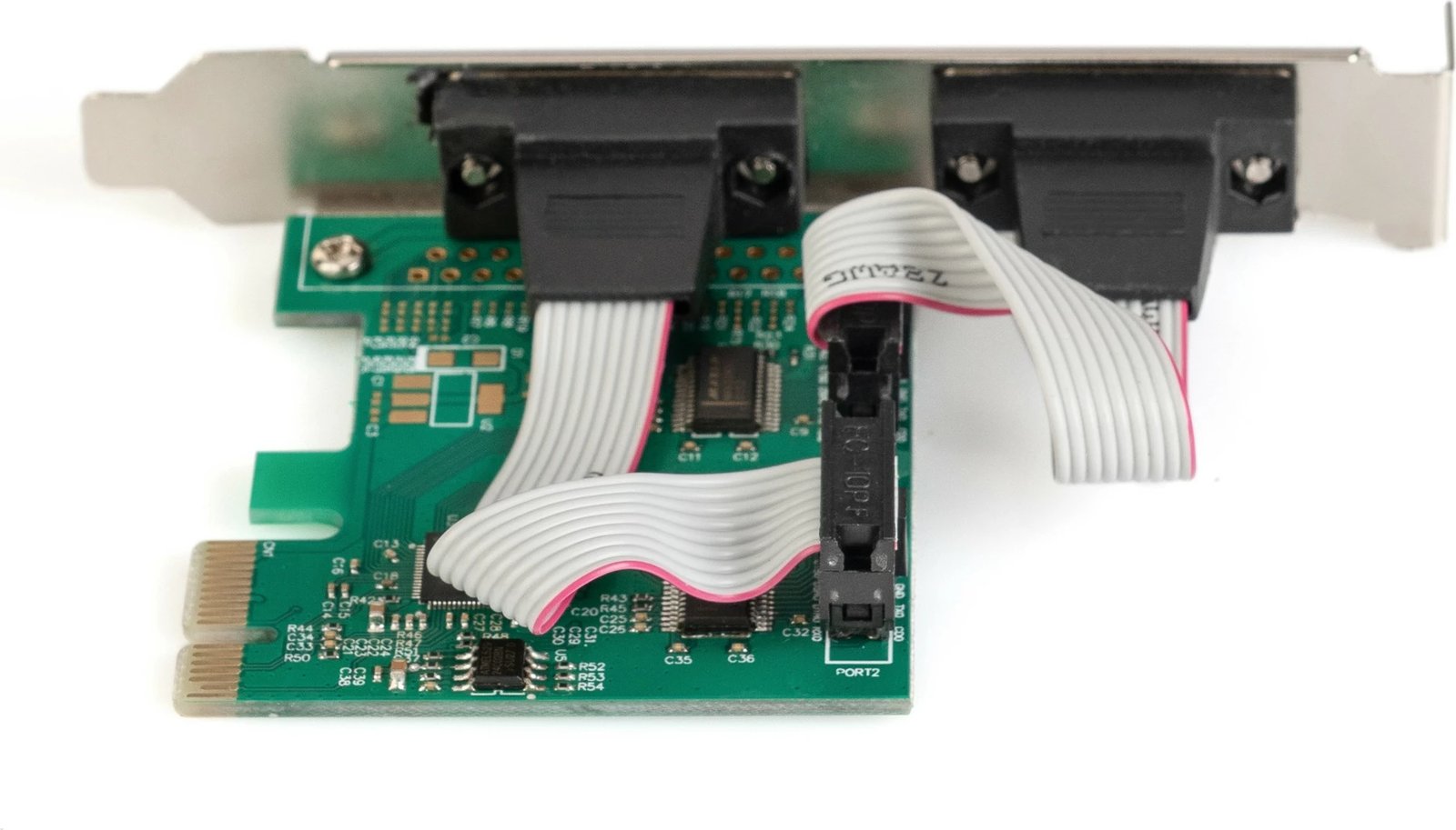 Kartë ndërfaqe seriale Digitus Blech OXPCIe952, PCIe, 2 porta seriale