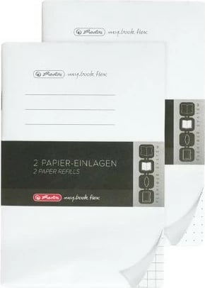 Mbushje fletore herlitz my.book flex A6, 2x40 fletë, kariert