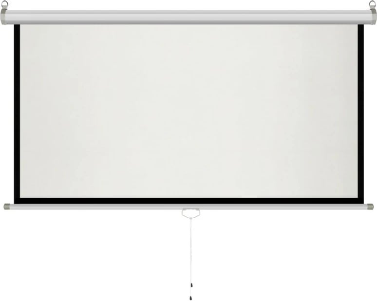 Ekran projekcioni ART ER M96 1:1, 96", 244x244cm, manual, i bardhë