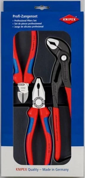 Set pinca KNIPEX, 00 20 09 V01, e kuqe