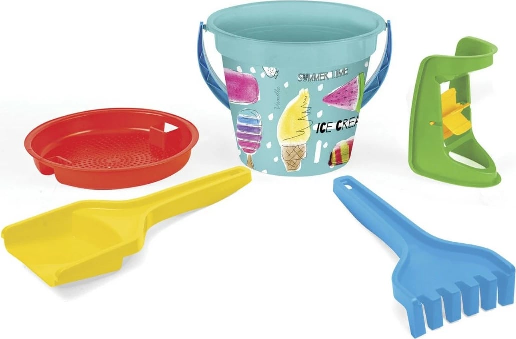 Set lodrash për rërë Wader 75030, 5 pjesë, plastikë, ngjyra të përziera