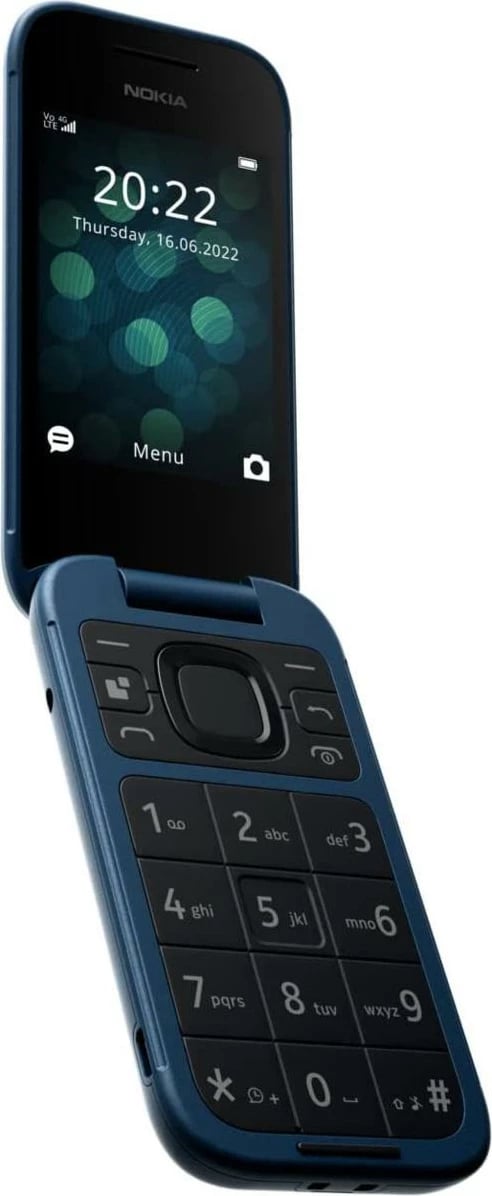 Celular Nokia 2660 Flip, 2.8", i kaltër
