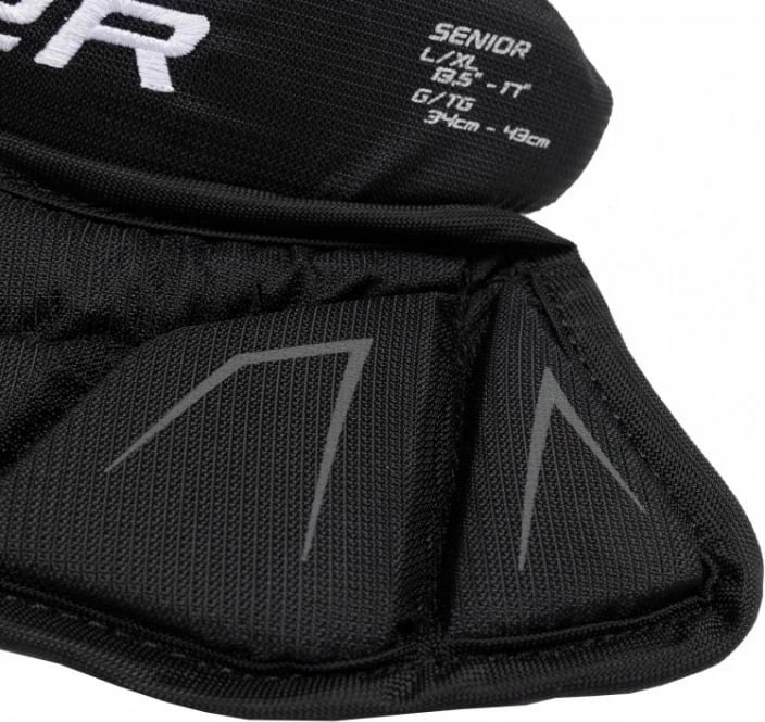 Mbrojtëse qafe për portierë Bauer për meshkuj, e zezë