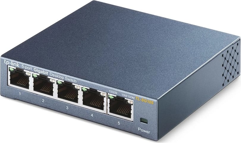 Switch TP-Link 5-Port 10/100/1000Mbps Desktop, Gigabit Ethernet, Full duplex