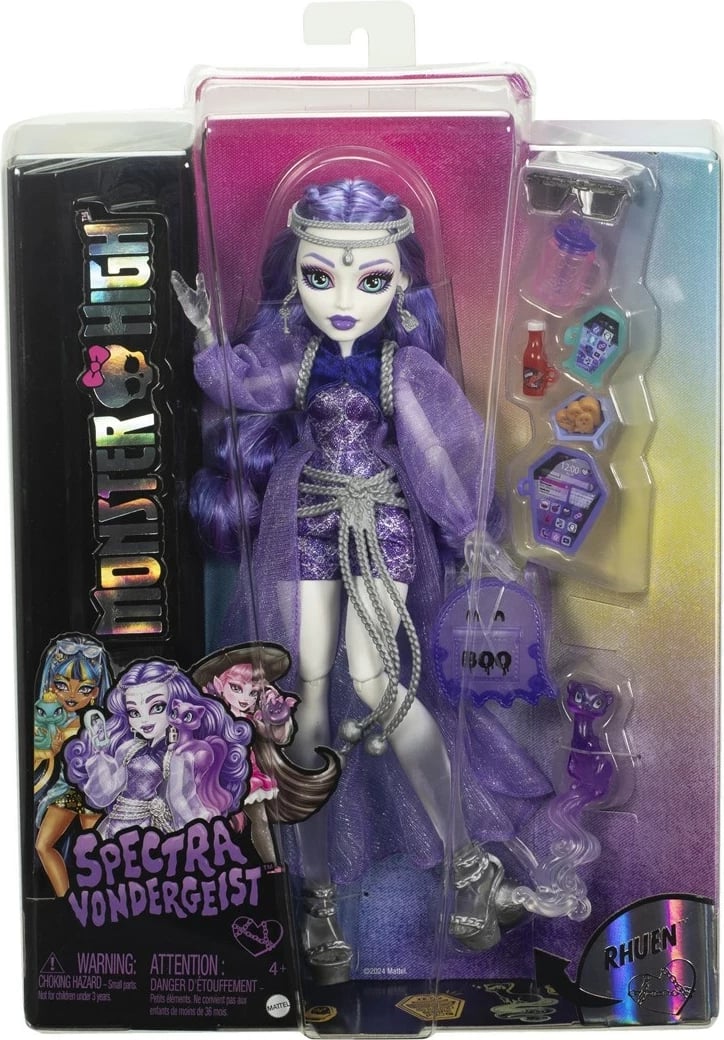 Lodër Monster High Spectra Vondergeist, MATTEL, Multikolor