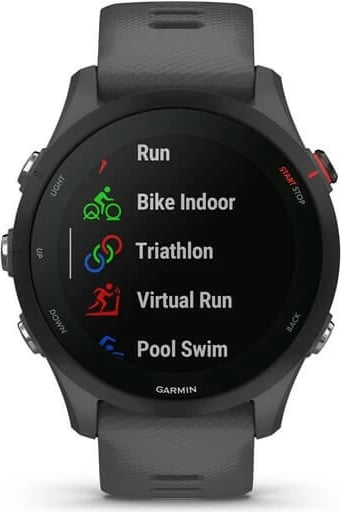 Smartwatch Garmin Forerunner 255, 4GB, GPS, ekran 1.3", gri