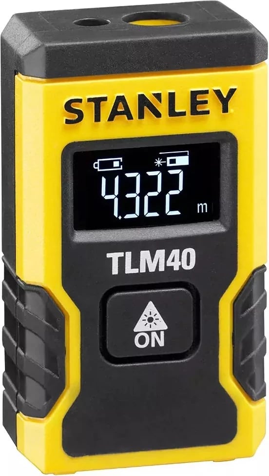 Matës distance Stanley TLM40, STHT77666-0, 12 m, i verdhë