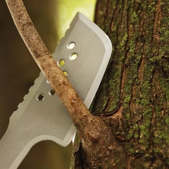 Sëpatë-machete Fiskars Solid, 460 mm, Inox, Dorezë plastike, Portokalli