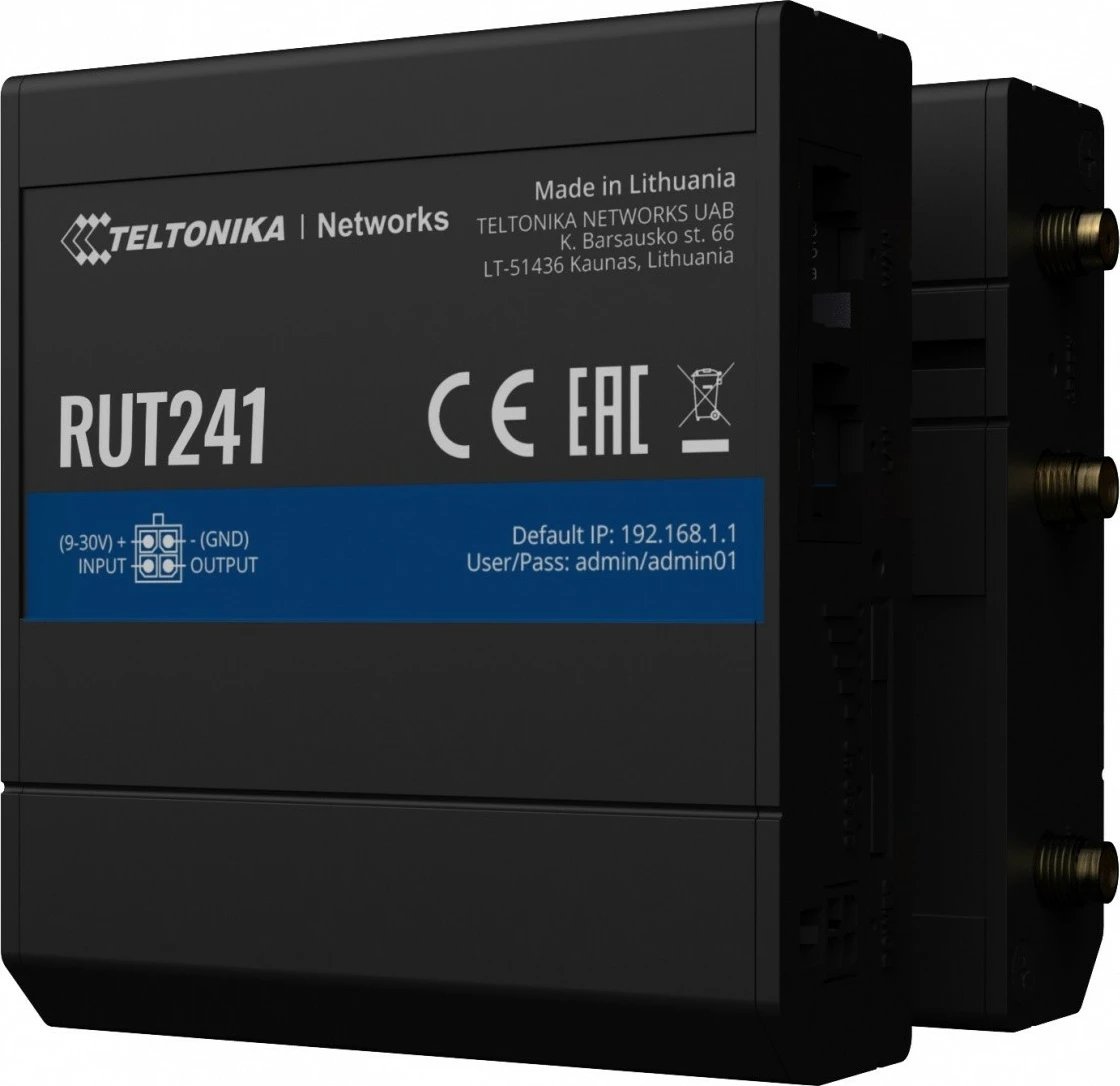 Router LTE TELTONIKA RUT241, 4G, WiFi, Ethernet, i zi