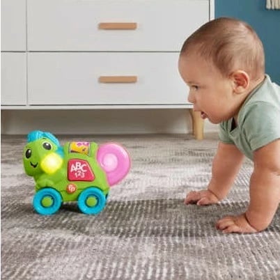 Lodër interaktive Fisher Price Link Squad Kameleon, HYL34, për fëmijë, Blu/Gjelbër