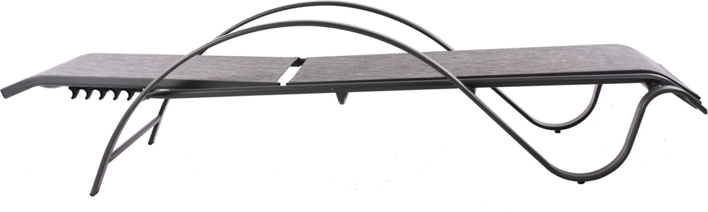 Shtrat dielli alumini gri me tekstilene gri FH5133.01 194x54-66x30 cm