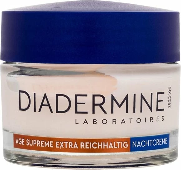 Krem nate për fytyrë Diadermine Age Supreme Extra Rich Revitalizing Night Cream për femra, 50ml