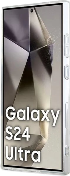 Mbështjellës Ferrari IML Transp Inner Circle Line MagSafe për Samsung Galaxy S24 Ultra, zi