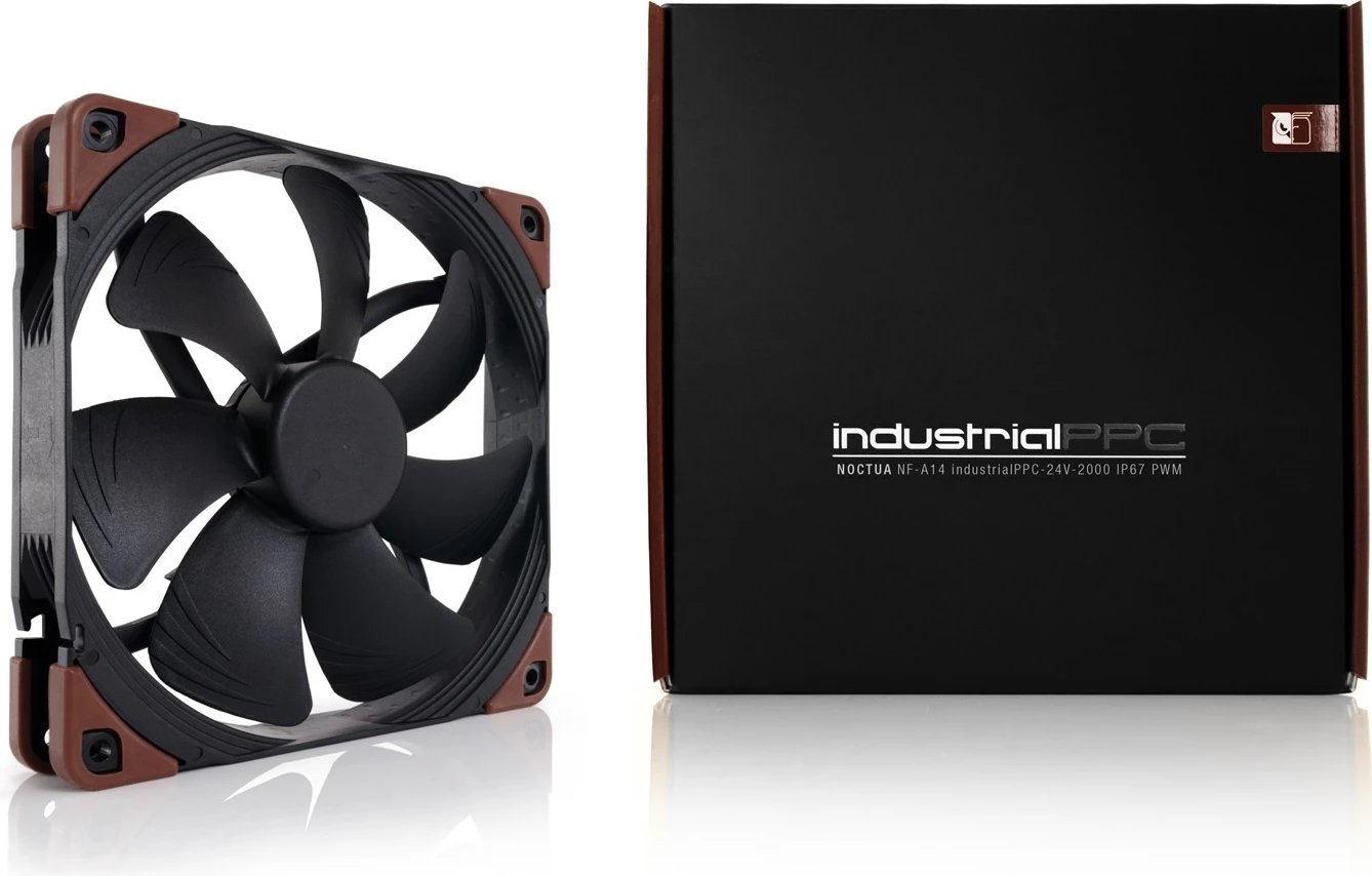 Ftohës Noctua NF-A14, PPC-2000 IP67 PWM, 14cm, i zi/kaftë