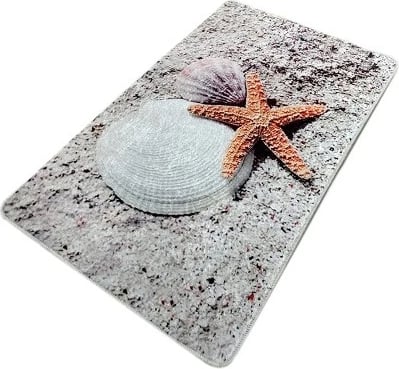 Tapet për banjo Mijölnir, model Starfish, shumëngjyrësh, 80x100cm