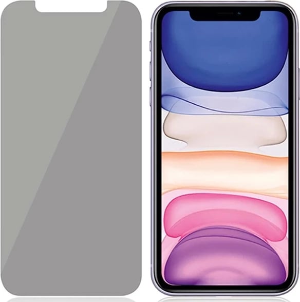 Mbrojtës ekrani PanzerGlass Standard Fit Privacy për iPhone XR/11, xham i temperuar
