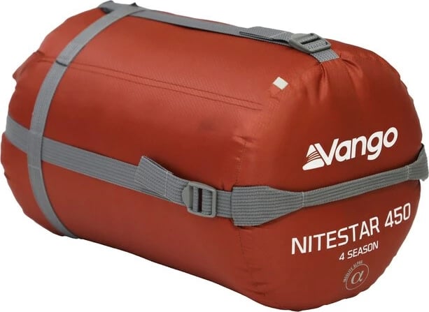 Thes gjumi Vango Nitestar Alpha 450, Poliester, Kuq