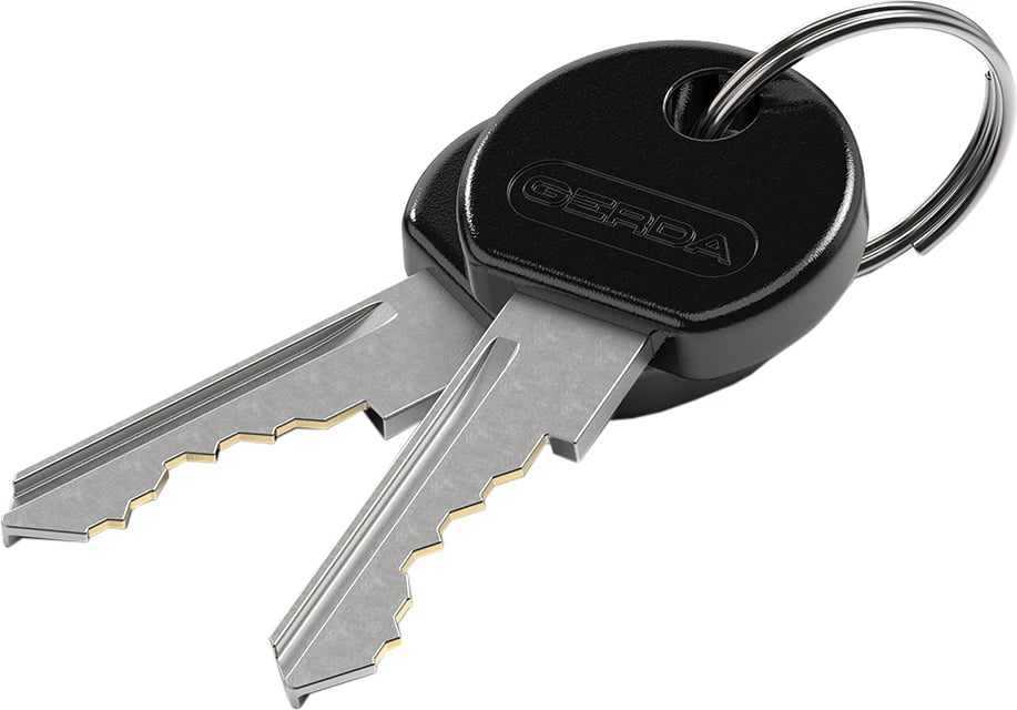 Zinxhir sigurie për biçikletë Gerda, zi