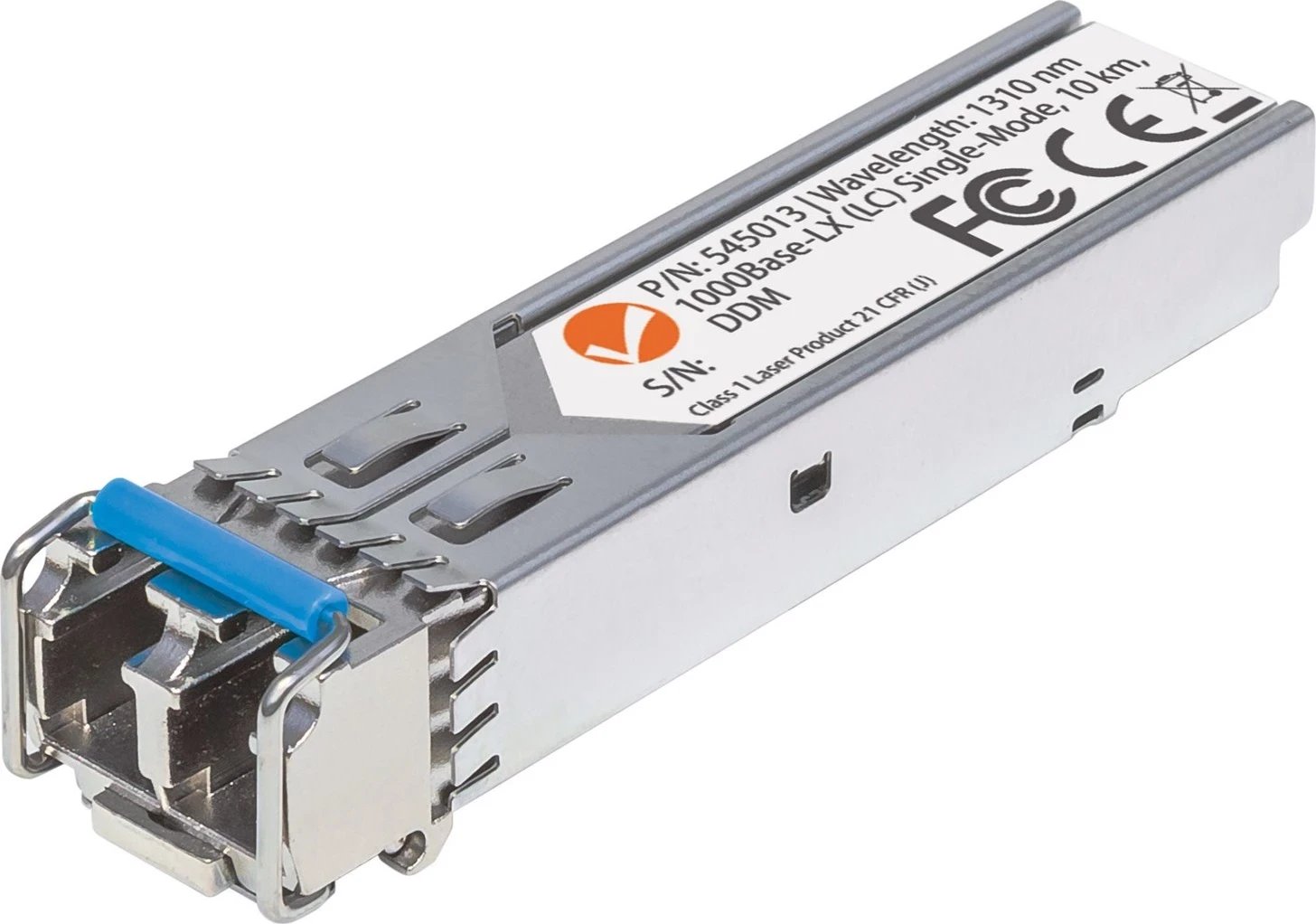 Modul transceiver Intellinet, optik, Gigabit Fiber SFP, 1000Base-Lx (LC), 10km, alumin