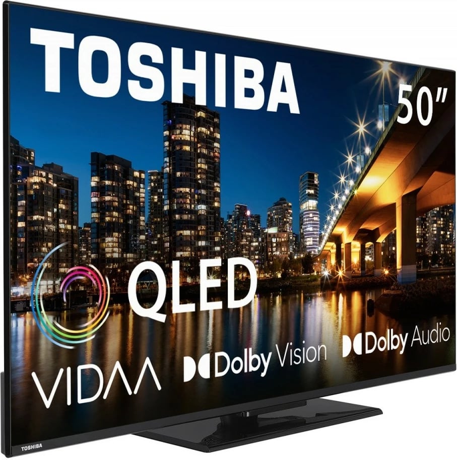 TV QLED Toshiba 50QV3463DG, 50 inç, Ultra HD/4K, Smart, i zi