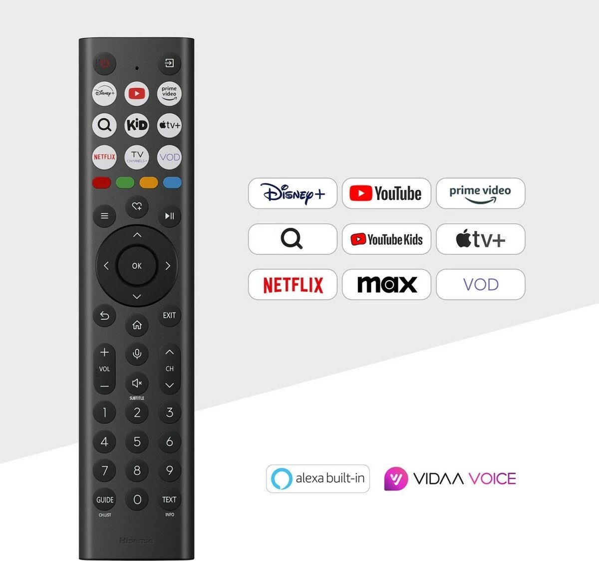 Televizor QLED, Hisense, 43E7Q, 43" 4K UHD 60Hz, Smart TV VIDAA, Dolby Vision/Atmos