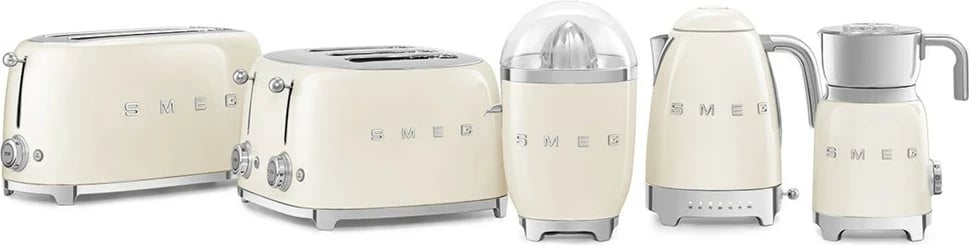 Ibrik elektrik SMEG KLF04CREU, 1.7L, krem