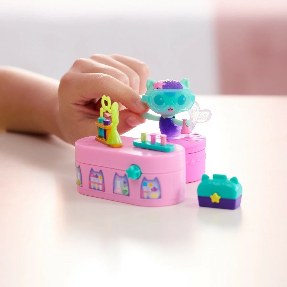 Set figurash Spin Master Gabby's Dollhouse Mermaid Laboratory, plastikë, për fëmijë, shumëngjyrëshe