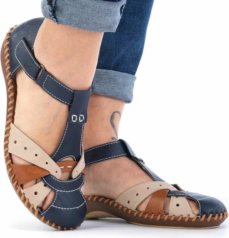 Sandale për femra Rieker, blu marine