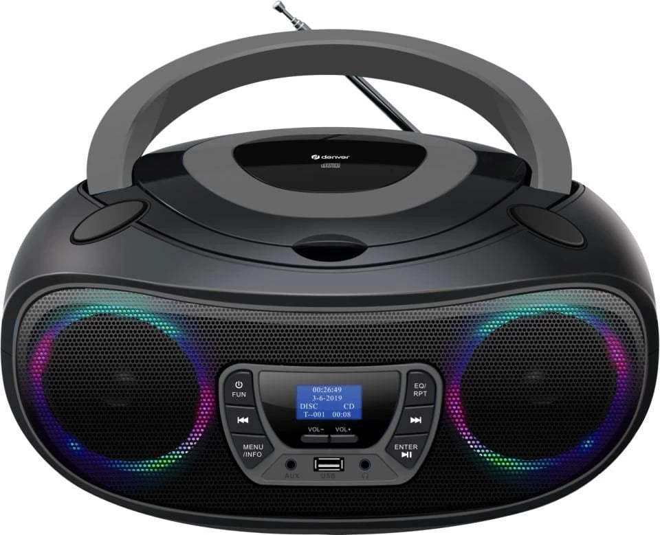 CD player Denver TDB-212GR, Personal, Gri